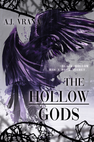 The Hollow Gods, AJ Vrana, cover, dark fantasy, 