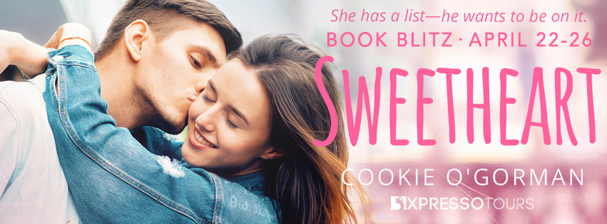 Sweetheart Cookie O’Gorman Publication date: April 25th 2024 Genres: Romance, Young Adult  Sweetheart (suh-weet-hart): Someone who is kind, friendly, and/or lovable. For reference, see Scarlett Kent.